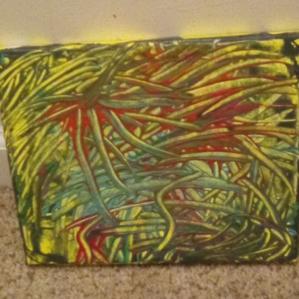 Canvas painting small